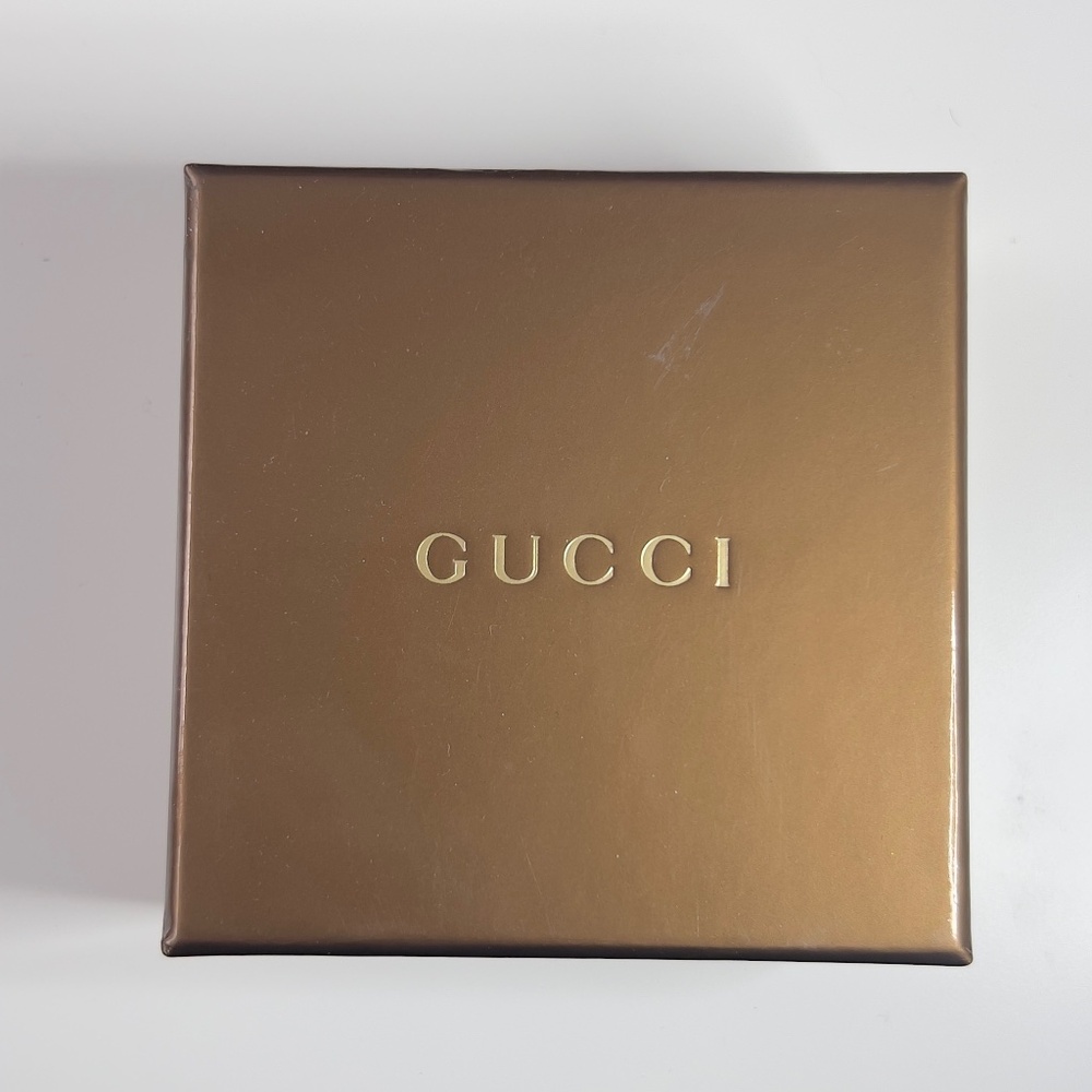 Gucci Jewelry Box 3.5”x 3.5”x 1.5”